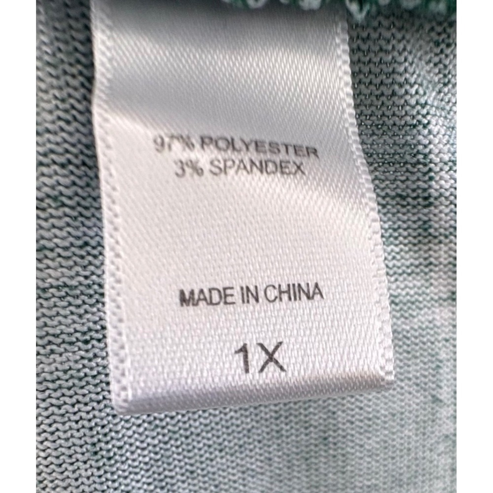 Muk Luks‎ Women's Butter Knit Lounge Pajama Set Green Buffalo Check Size 2X - Picture 11 of 12